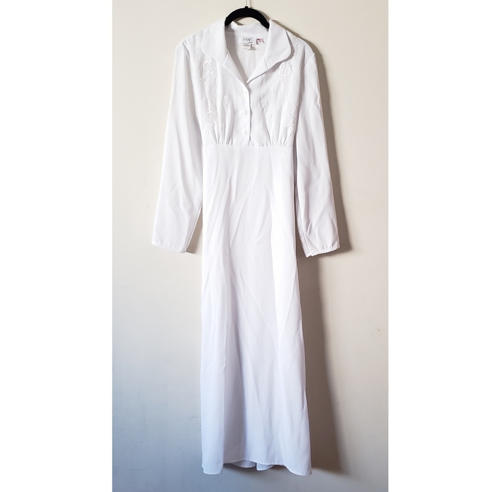 White Temple Dress
